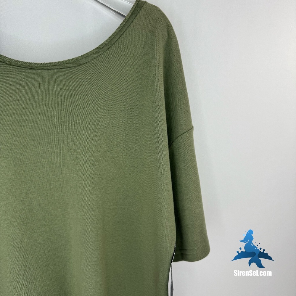 1262 NWT MELROSE AND MARKET T-Shirt Dress – S – Olive Green - Picture 4 of 16